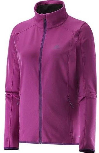 Salomon Discovery FZ W L purple Aster - Sweatshirt - Main image