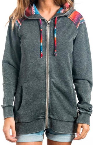 Rip Curl Damacio Black Fleece size L - Sweatshirt - Main image