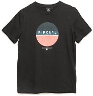 Rip Curl Circle Combine SS Tee Black size 12 - T-Shirt