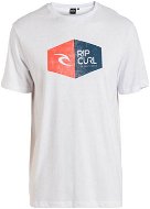 Rip Curl Icon 3D T Optical Weiß Größe L - T-Shirt