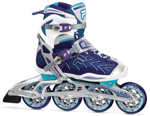 Fila Plume X-90 Lady Wrap purple / L. Blue UK 5.5 (EU 38.5) - Roller Skates - Main image
