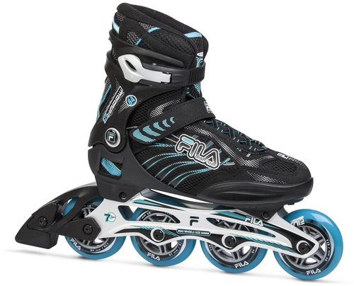 Fila Shadow 84 Lady Black / L. Blue UK 5.5 (EU 38.5) - Roller Skates - Main image