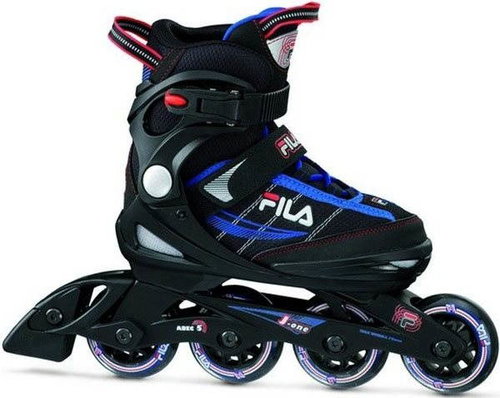 Fila J-One Black / blue / red UK 11-13,5 (EU 29-32) - Roller Skates - Main image