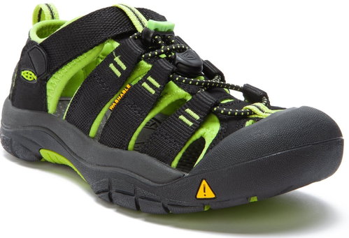 Keen Newport H2 Jr black / lime green 1 - Sandals - Main image