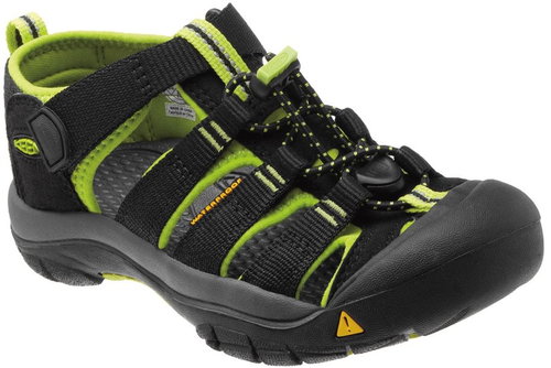 Keen Newport H2 Jr black / lime green 2 - Sandals - Main image