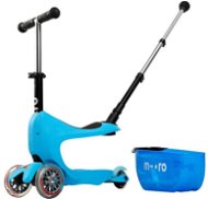 Children's Scooter Micro Mini2go Deluxe Plus Blue - Dětská koloběžka