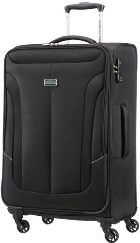 American Tourister Coral Bay Spinner 68/26 Exp Black - Suitcase - Main image