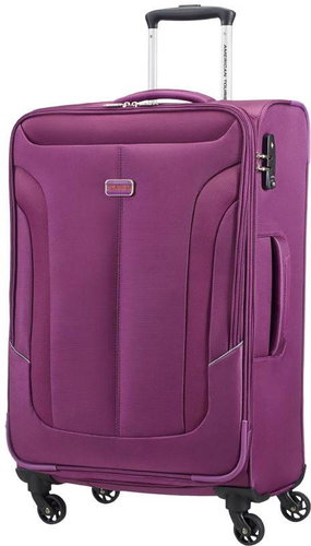 American Tourister Coral bay Spinner 68/26 exp Royal Purple - Suitcase - Main image