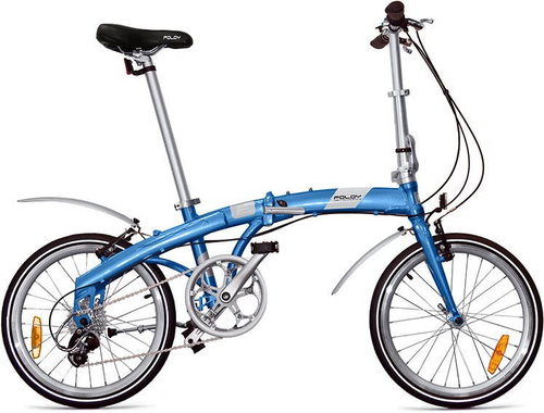 Agogs Folds blue - Folding Bike - Main image
