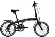 Agogs Foldy fekete bársony - Összecsukható kerékpár
