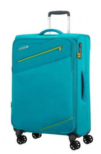 American Tourister Pikes Peak Spinner 68 Aero Turquoise - Suitcase - Main image