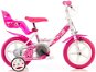 Dino Bikes 12 rózsaszín - Gyerek kerékpár