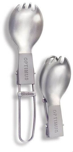 Optimus Titanium folding spork - Camping Cutlery - Main image