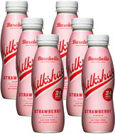 BAREBELLS Protein Milkshake Jahoda 6 x 330 ml - Proteinový drink