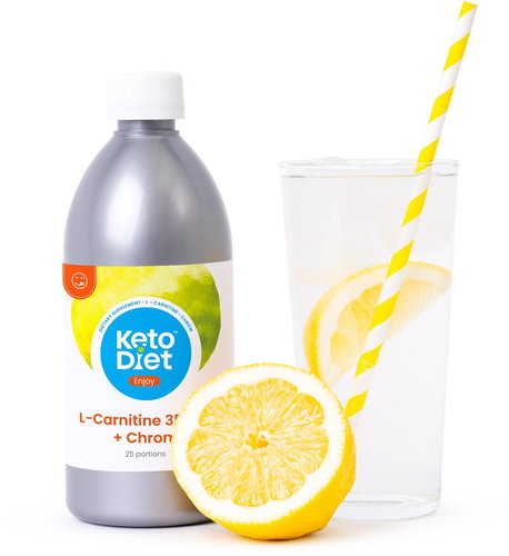 KetoDiet L-Carnitine 35 000 + chromium (25 servings) - Fat burner - Main image
