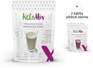 KETOMIX Proteínový koktail Čokoláda, vanilka 450 g (15 porcií) - Proteínový nápoj