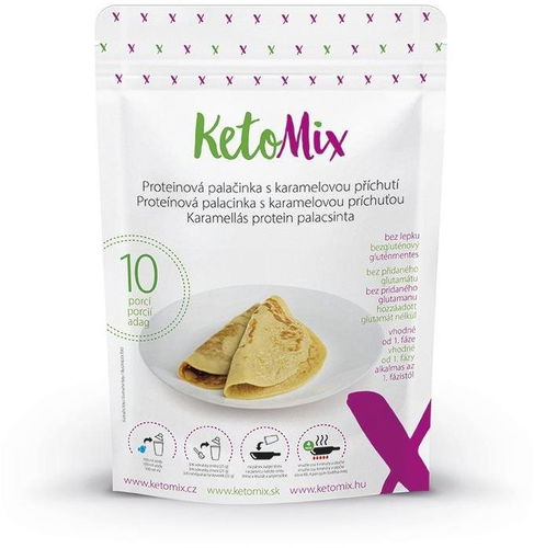 KetoMix Proteinová palačinka s karamelovou příchutí 250 g (10 porcí) - Palačinky - Hlavní obrázek
