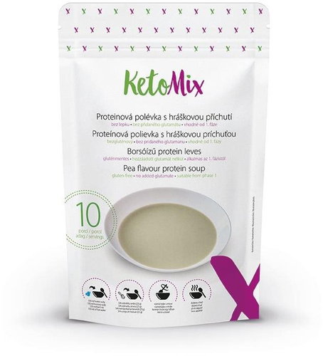 KetoMix Protein soup with pea flavour 250 g (10 servings) - Soup - Main image