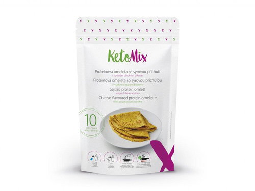 KetoMix Protein omelette with cheese flavour, 10 servings - Keto Diet - Main image