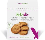 Trvanlivé jedlo KETOMIX Proteínové pomarančové sušienky (30 sušienok) - Trvanlivé jídlo