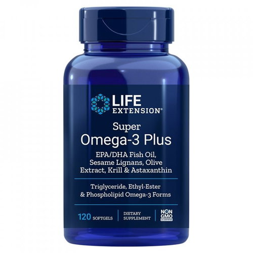 Life Extension Super Omega-3 Plus EPA/DHA, 120 gel capsules - Omega 3 - Main image