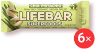 Lifefood Lifebar Superfoods RAW BIO 6 x 47 g, chia a pistácie - Raw tyčinka