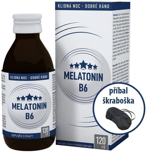 Melatonin B6 120ml + sleeping scraper - Melatonin - Main image