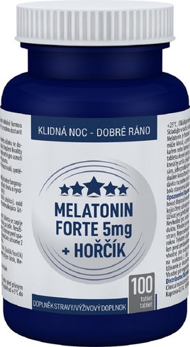 Melatonin Forte 5mg + Magnesium tbl.100 Clinical - Melatonin - Main image