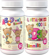 ABCD Multi Gummies+D3 Gummies 2x60 pectin candy. - Multivitamin