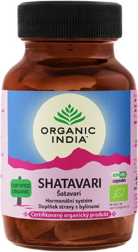 Organic India Shatavari 60 capsules - Dietary Supplement - Main image