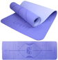 LIFEFIT YOGA MAT LOTOS DUO, 183x58x0,6cm, blue - Yoga Mat