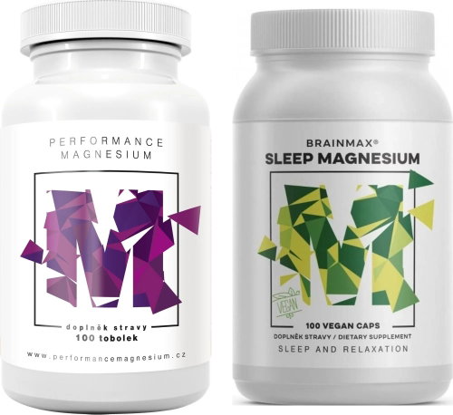BrainMax Performance & Sleep Magnesium - Food Supplement Set - Main image