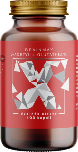 BrainMax S-Acetyl-L-Glutathione, SAG, 100 mg, herbal capsules - Dietary Supplement - Main image