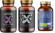 BrainMax Magnesium + Omega 3 + Vitamín D - Food Supplement Set