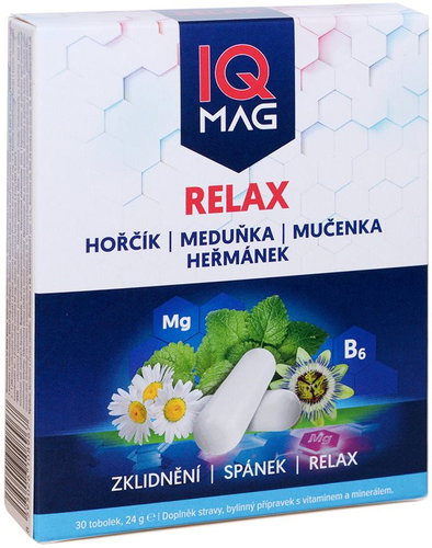 IQ Mag RELAX capsules - Magnesium - Main image