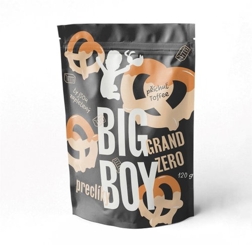 BIG BOY White chocolate toffee pretzels 120g - Pretzels - Main image