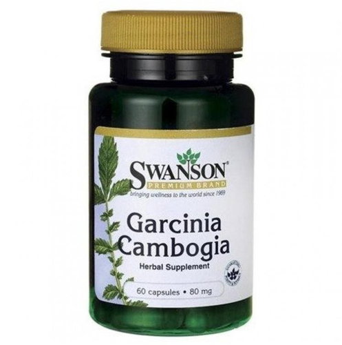 Swanson Garcinia Cambogia 5:1 Extract, 80mg, 60 capsules - Dietary Supplement - Main image