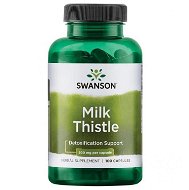 Swanson Milk Thistle (Ostropestrec), 500 mg, 100 kapsúl - Pestrec mariánsky