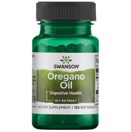 Swanson Oregano oil 10:1 (Oregano oil extract), 150 mg, 120 softgel capsules - Dietary Supplement - Main image