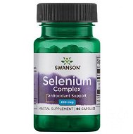 Swanson Selenium complex, Selen Glycinát, 200 mcg, 90 kapslí - Selén