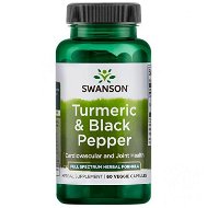 Swanson Turmeric & Black Pepper, 60 vegetable capsules - Dietary Supplement