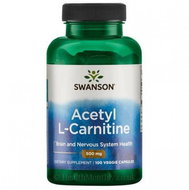 Swanson Acetyl-L-Carnitine 500mg, 100 capsules - Dietary Supplement