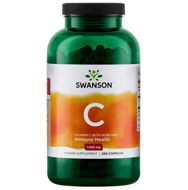 Swanson Vitamin C + Extrakt z Šípků, 1000 mg, 250 kapslí - Vitamín C