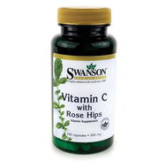 Swanson Vitamín C + Extrakt zo Šípok, 500 mg, 100 kapsúl - Vitamín C