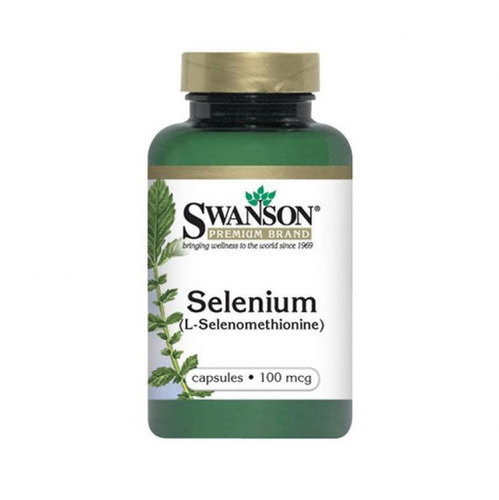 Swanson Selenium (L-selenomethionine), 100 mcg, 200 capsules - Methionine - Main image
