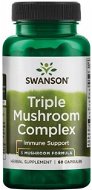 Swanson Swanson, Triple Mushroom Standardized Complex (Maitake, Reishi, Shiitake), 60 kapsúl - Doplnok stravy