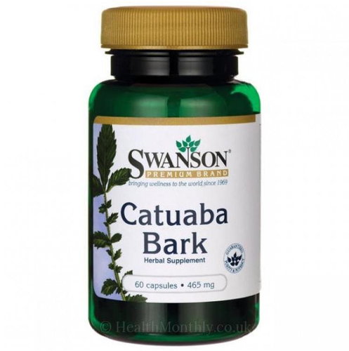 Swanson Catuaba Bark (Katuaba), 465 mg 60 capsules - Dietary Supplement - Main image