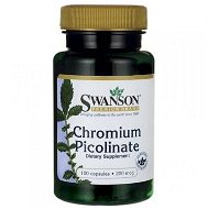 Swanson Chromium Picolinate, 200mcg, 100 kapslí - Chróm