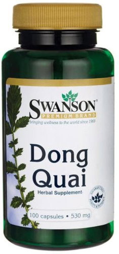 Swanson Dong Quai (Chinese angelica), 530 mg, 100 capsules - Dietary Supplement - Main image