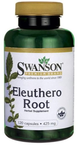 Swanson Eleuthero Root (Siberian Ginseng), 425 mg, 120 capsules - Ginseng - Main image